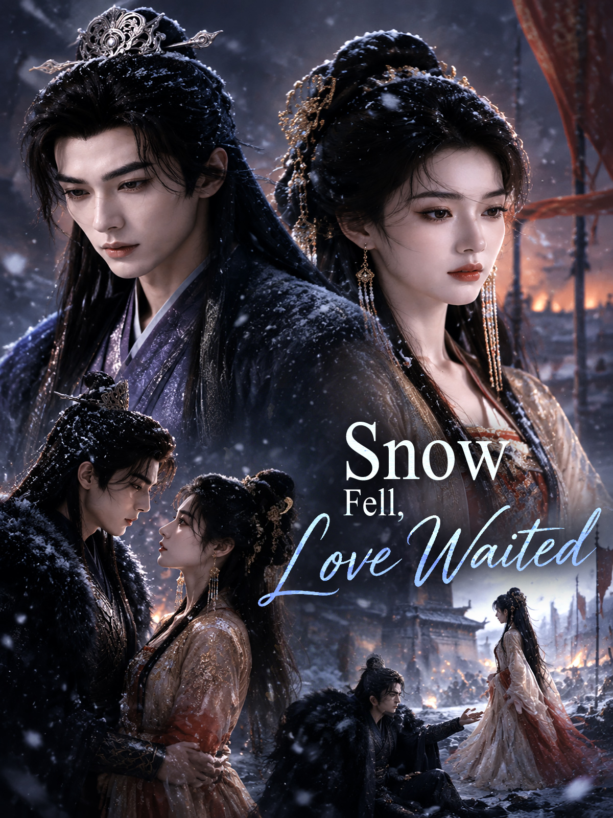 Poster Snow Fell, Love Waited